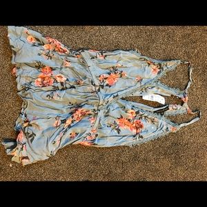 Pacsun floral flowy tank